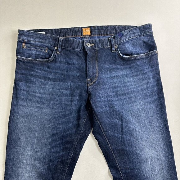 Hugo Boss Orange 24 Barcelona Today Denim Jeans Mens Size W38 L29 Dark Wash Blue - Picture 3 of 11